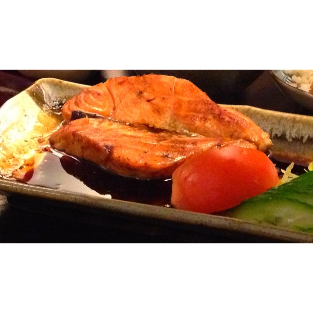 Salmon Teriyaki at Sushi Express